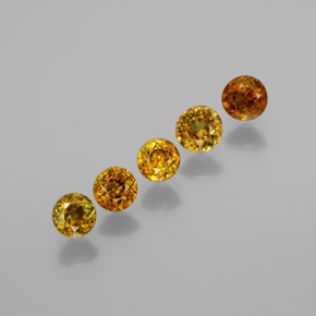 Achetez naturel 1,21ct multicolore sphène gems, coupe roude, en provenance sri lanka chez gemselect. en stock, livraison internationale!