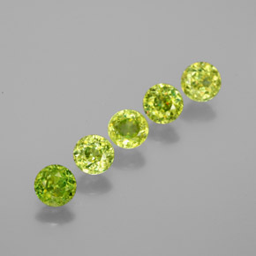 Achetez naturel ct Vert Doré Sphène gems, Coupe roude, En provenance Sri Lanka (Ceylan) chez GemSelect. En stock, livraison internationale!