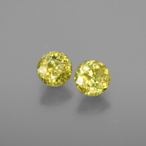 Achetez naturel ct vert sphène gems, coupe roude, en provenance sri lanka (ceylan) chez gemselect. en stock, livraison internationale!