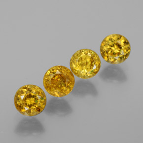 Achetez naturel ct or sphène gems, coupe roude, en provenance sri lanka chez gemselect. en stock, livraison internationale!