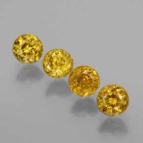 Achetez naturel ct or sphène gems, coupe roude, en provenance sri lanka chez gemselect. en stock, livraison internationale!