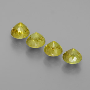 Achetez naturel ct vert sphène gems, coupe roude, en provenance sri lanka (ceylan) chez gemselect. en stock, livraison internationale!