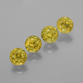 Achetez naturel ct vert sphène gems, coupe roude, en provenance sri lanka (ceylan) chez gemselect. en stock, livraison internationale!