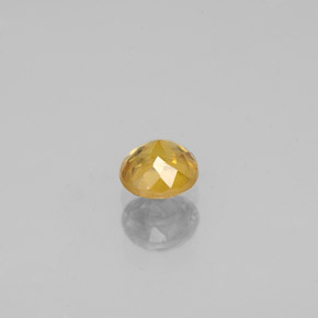 Sphène or naturelle coupe roude, 0,51 ct, VS-SI