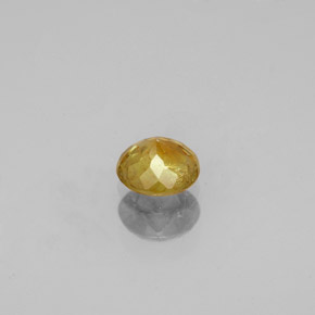 Sphène Vert Doré naturelle Coupe roude, 0.49 ct, SI