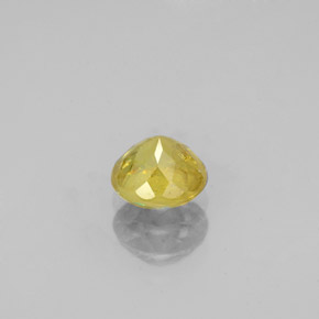 Sphène vert naturelle coupe roude, 0,80 ct, SI