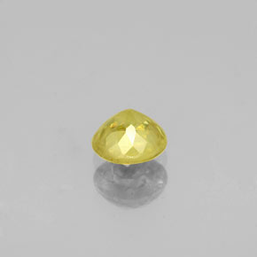 Sphène Vert Doré naturelle Coupe roude, 0.67 ct, SI