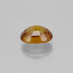 Sphène jaune naturelle coupe ovale, 2,40 ct, SI