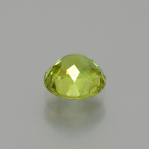 Sphène Vert Doré naturelle Coupe roude, 1.20 ct, SI
