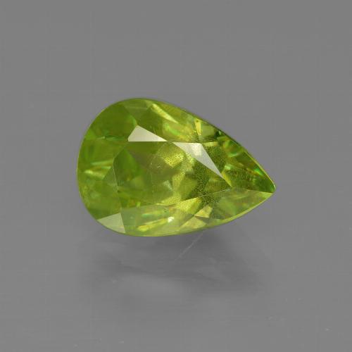 Sphène Vert clair naturelle En forme de poire, 2.07 ct, SI