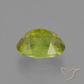 Sphène Vert clair naturelle ovale, 2.31 ct, SI