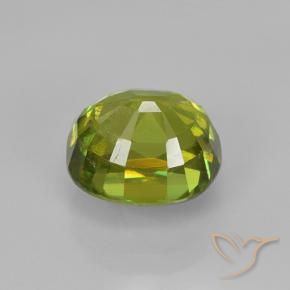 Sphène Vert clair naturelle ovale, 3.07 ct, VS-SI