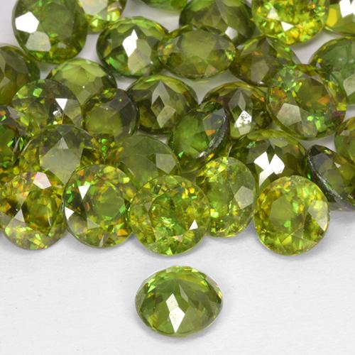 Sphène Forêt verte naturelle Tour, 0.45 ct, VS