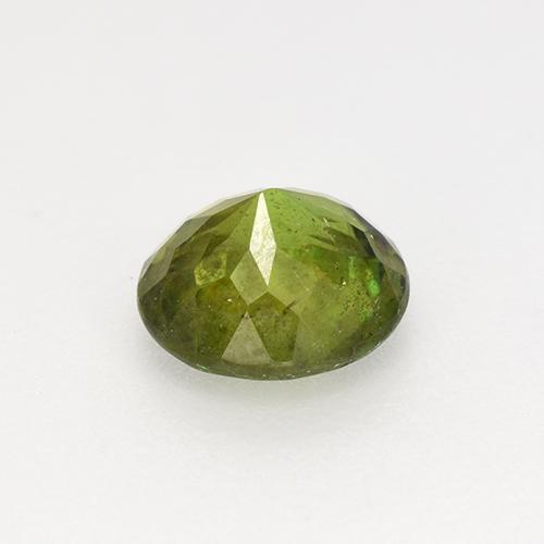 Sphène Vert moyen naturelle Coupe roude, 0.96 ct, VS-SI
