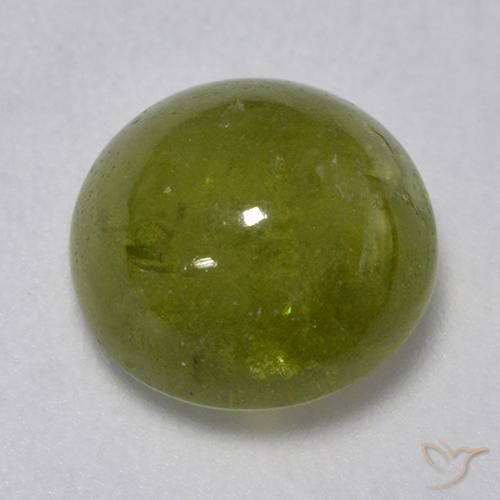 3.24ct Naturel Forêt verte Sphène, Tour, Translucide