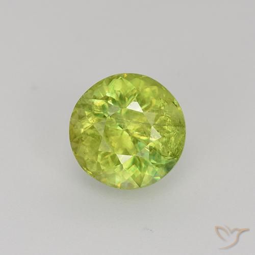 1.19ct Naturel Jaune clair Sphène, Tour, VS-SI