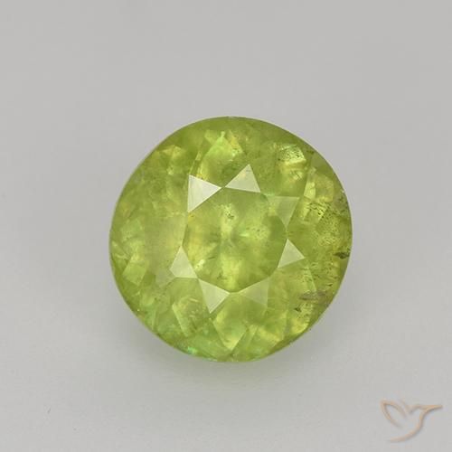 1.32ct Naturel Jaune clair Sphène, Tour, VS-SI