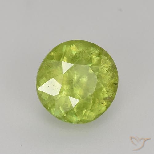 Sphène Jaune clair naturelle Tour, 1.32 ct, VS-SI