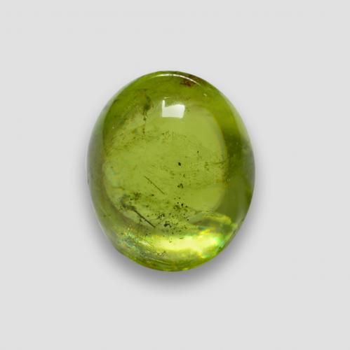 Sphène vert naturelle coupe ovale, 2,12 ct, transparent