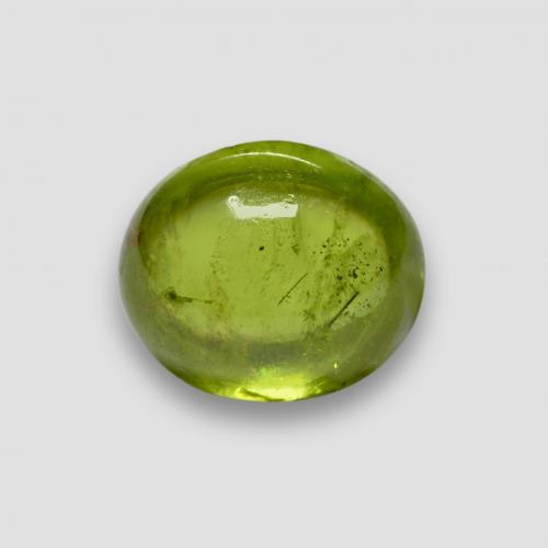 Sphène vert naturelle coupe ovale, 2,12 ct, transparent