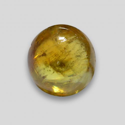 Sphène doré naturelle coupe ovale, 2,24 ct, transparent