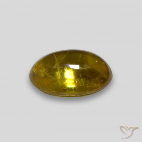 Sphène Or moyen naturelle ovale, 2.13 ct, Transparent