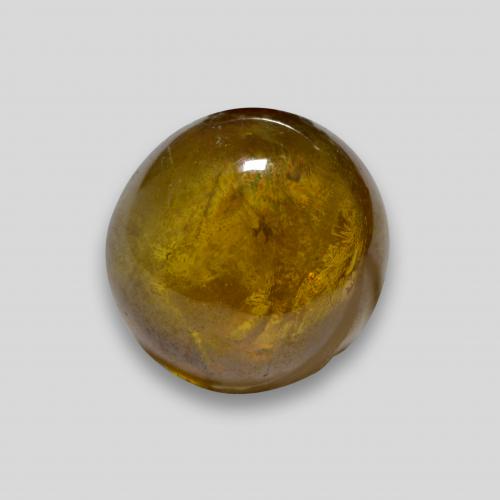 Sphène Brun doré naturelle Coupe ovale, 2.78 ct, Transparent