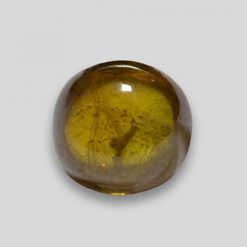 Sphène doré naturelle coupe roude, 2,36 ct, transparent