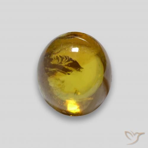 2.28ct Naturel Doré Sphène, ovale, Transparent