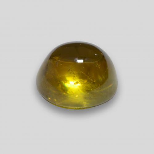 Sphène doré naturelle coupe roude, 1,91 ct, transparent