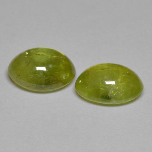 Achetez naturel 3,71ct jaune sphène gems, coupe ovale, en provenance sri lanka chez gemselect. en stock, livraison internationale!