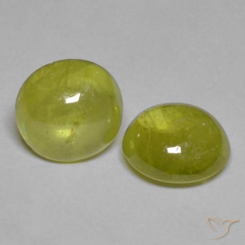 Shop natural 3.42ct Jaune moyen Sphène gems, ovale, from Sri Lanka at GemSelect. In stock, global shipping!