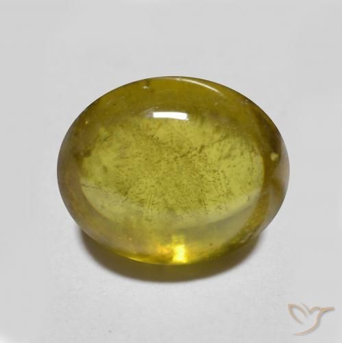 2.59ct Naturel Brun doré profond Sphène, ovale, Translucide