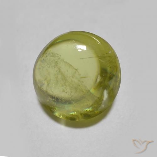 Sphène Vert jaunâtre vif naturelle Tour, 1.68 ct, Transparent