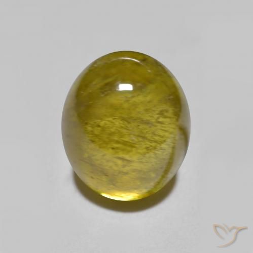 Sphène Medium Golden Brown naturelle ovale, 2.68 ct, Translucide