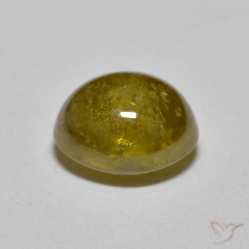 Sphène Medium Golden Brown naturelle ovale, 2.68 ct, Translucide