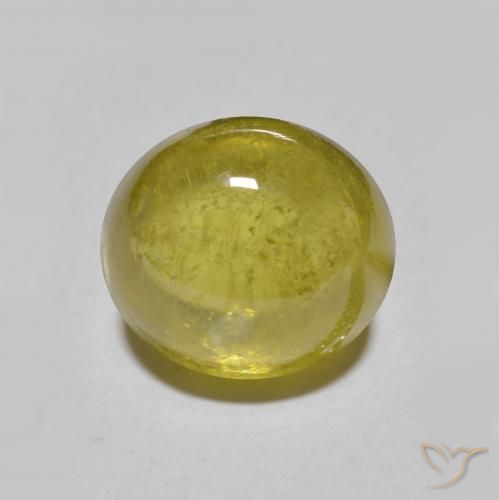 3.18ct Naturel Or moyen Sphène, ovale, Translucide
