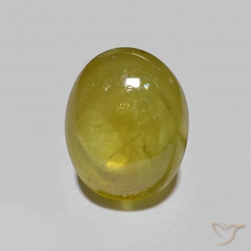 3.00ct Naturel Brun doré Sphène, ovale, Translucide