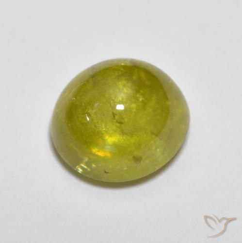 2.60ct Naturel Jaune moyen Sphène, ovale, Transparent