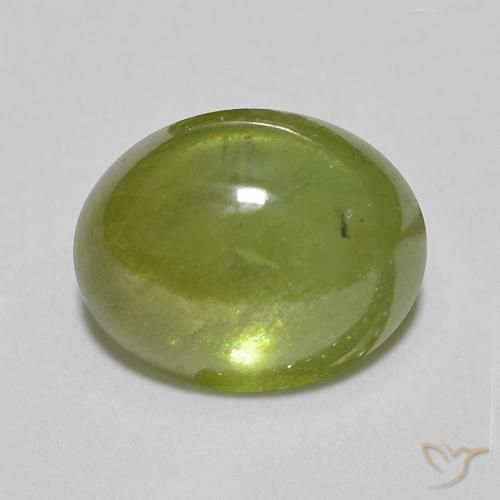 1.54ct Naturel Olive verte Sphène, ovale, Translucide