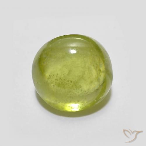 2.14ct Naturel Jaune moyen Sphène, ovale, Transparent