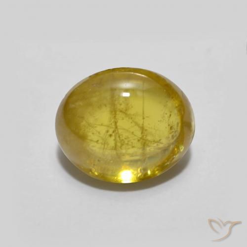 1.94ct Naturel Orange doré Sphène, ovale, Transparent