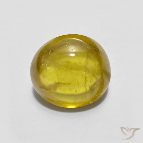 2.61ct Naturel Doré terreux Sphène, ovale, Transparent