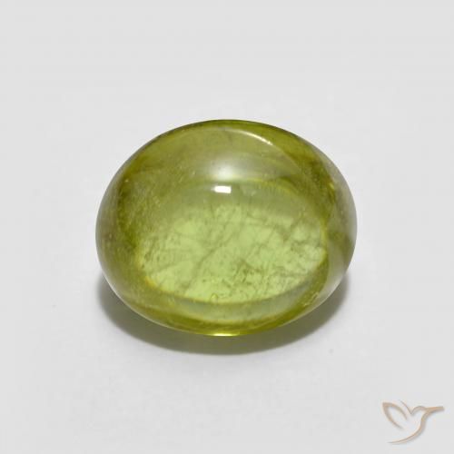 2.60ct Naturel Jaune moyen Sphène, ovale, Transparent