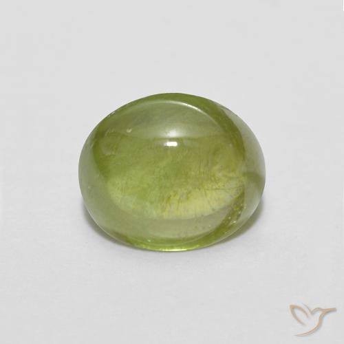 1.77ct Naturel Olive verte Sphène, ovale, Translucide