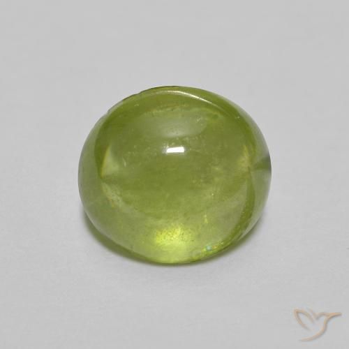 1.53ct Naturel Vert clair Sphène, ovale, Transparent