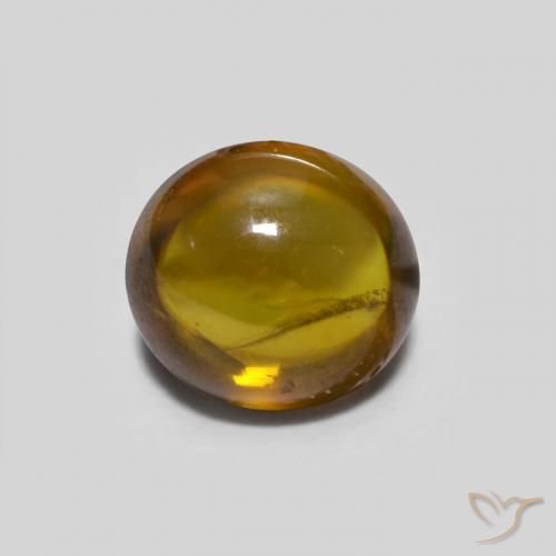 0.82ct Naturel Marron chaud Sphène, ovale, Transparent