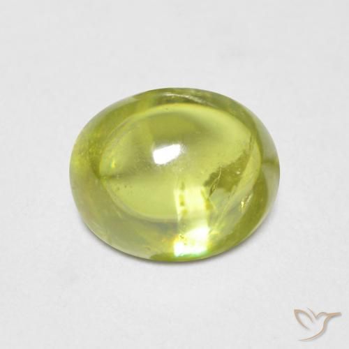 1.09ct Naturel Jaune moyen Sphène, ovale, Transparent