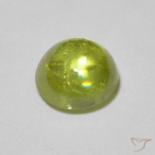 Sphène Olive verte naturelle Tour, 1.22 ct, Transparent