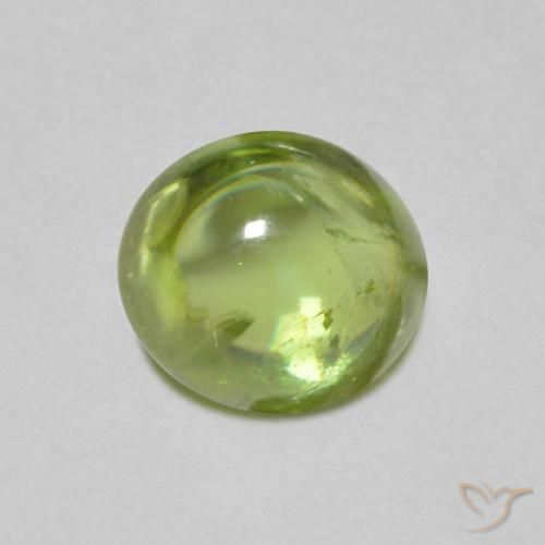1.15ct Naturel Vert clair Sphène, ovale, Transparent